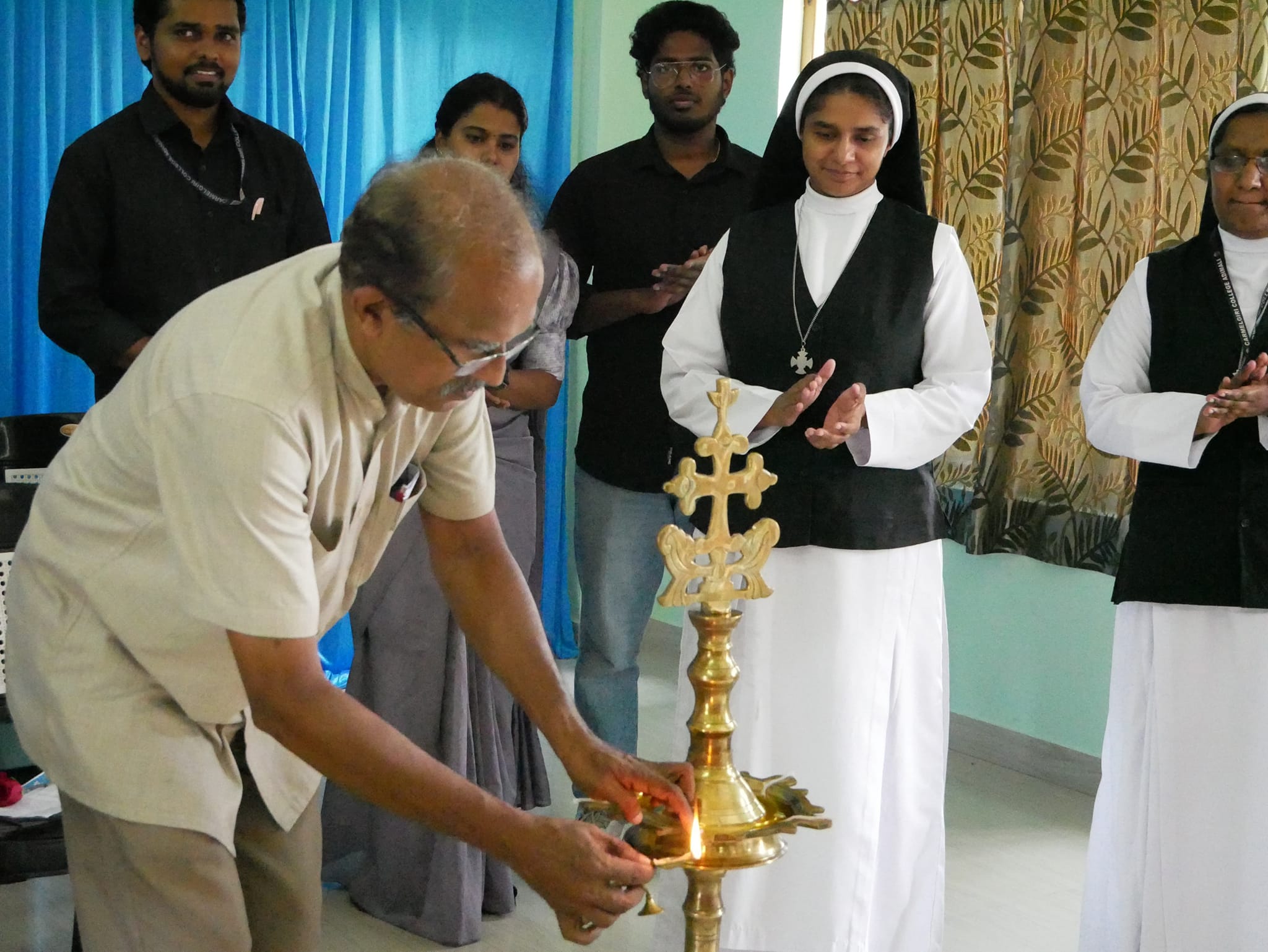 Innovative projects presented by students at Carmelgiri College